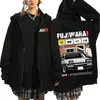 Chamarra con Cierre Anime Initial D Swodies Drift Ae86 Gtr Estampado H