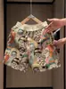 Shorts Casuais Estampados de Verão Novos, da Moda, de Marca de Luxo Tendência, para Homens e Mulheres, Soltos e Versáteis, Shorts Esportivos Respiráveis