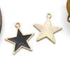 1 Colgante de Aleación con Goteo de Aceite para Joyería DIY Colgante Coreano para Pulsera Accesorios Nota Corazón Estrella de Cinco Puntas Corazón de Durazno Oval