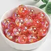 Cuentas de Lámina Dorada Cielo Estrellado Dingyi K12 Cuentas de Resina Galvanizadas Luna Fría Cuentas Sueltas con Agujero para Cadena de Teléfono Móvil DIY Accesorios de Joyería
