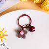 Traje de flores de colores, pequeño regalo, estilo coreano, Hyun-a, pegamento suave, pequeña campana de flores, bolso, colgante, joyería, llavero, colgante