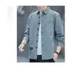 Camisas de Manga Comprida, Jaquetas de Trabalho Masculinas, Camisas Casuais Soltas da Moda para Primavera e Outono, Estilo Hong Kong Casual Masculino de Outono
