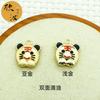 Año del Tigre Huwei DIY Accesorios de joyería de estilo nacional colgante individual cuerda de dos cabezas miles de dos bendición fortuna cuerda de mano colgante pequeño