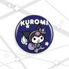Crachá a Laser Personalizado da Kuromi 58-75mm Broche de Desenho Animado Pin Bar Badge Atacado Dropshipping