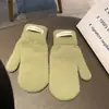 Guantes Cálidos de Color Caramelo tipo Minka Peludo para Mujer Invierno Estilo Coreano Combinan con Todo Lindos Estudiantes Ciclismo Resistentes al Frío Ciclismo