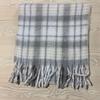 Bufanda de cuadros Maillard dopamina nueva para mujer, estilo nórdico, otoño e invierno, suave, cálida, hilo pegajoso, bufanda de cuadros de color contrastante