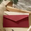 Sobre Alargado Papel con Membrete Traje Carta de Amor Retro Sello de Cera Tarjeta de Invitación Postal Papel de Lino Tarjeta de Felicitación 4