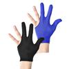 Guantes de Billar de Tres Dedos Venta Directa de Fábrica Personalizados, Estilo Tela Leica Transpirable Antideslizante Profesional, Específicamente para Hombres y Mujeres en Competiciones de Billar