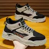 Zapatos de Trabajo de Caña Alta para Hombre de Otoño Estilo Coreano Modernos Botas Martin de Suela Gruesa Tenis Deportivos Casuales Botines Zapatos Modernos