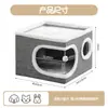 Ninho de gato mais vendido da Amazon, de camada dupla, quente, dobrável, adequado para todas as estações, ninho de gato para animais de estimação do fabricante original, disponível para atacado