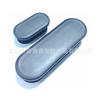 Tapón de tubo de plástico PP ovalado de 30 x 60/40 x 120, tapón de plástico para tubo de acero, tapón interior para tubo de muebles