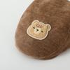 Chapéu Lindo para Bebê Menino Outono e Inverno Boina Infantil Urso Cartoon Boné Quente Chapéu da Moda