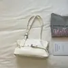 Bolso de Axila de Gran Capacidad Estilo Coreano para el Trayecto Diario, Bolso Tote de Correa de Cuero Simple y Elegante, Color Sólido, Bolso de Hombro Moderno y Dulce