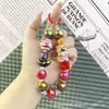 Pupu y Su Pequeño Amigo Mickey Oso Cadena Popular Linda para Teléfono Móvil Llavero Colgante para Bolso Accesorios al por Mayor