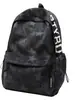 Mochila con Letras Estilo Trendy Cool Hoshino para Estudiantes, Fiestas, Ambiente Oscuro, Casual, Versátil, para Viajes y Uso Diario