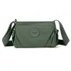 Comércio Exterior Transfronteiriço 2025 Novo Modelo Bolsa Feminina Simples Plissada Multicompartimentos Tecido de Nylon Impermeável Leve Bolsa de Ombro Bolsa Transversal