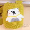 Broche de oso regordete de tela hecho a mano, un accesorio versátil para ropa, pantalones, bolsos, sombreros y mochilas, perfecto como regalo decorativo festivo.