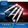 Adequado para 14 tipos de Lexus CT200h maçaneta modificada tira decorativa aço inoxidável maçaneta externa da porta tira decorativa