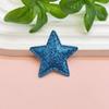 Venta al por mayor de fábrica 3.5cm polvo de oro estrella de cinco puntas accesorios para joyería diy pasador para el cabello infantil tocado materiales de decoración para ropa