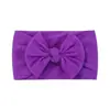 Diadema Elástica de Nylon Tejida a Mano de Color Sólido con Lazo de Ala Ancha para Niños, Amazon Europeo y Americano Transfronterizo, Accesorios para el Cabello Infantil 228