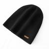 Gorro de punto de cachemira pura vintage para otoño e invierno, cálido gorro de lana de punto con protección para los oídos, gorro de frío para hombres y mujeres al por mayor.