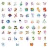 100 pegatinas versión de dibujos animados linda de Baokemeng pegatinas de animales pequeños DIY creativas para teléfono móvil, vaso de agua, tableta, notas, papelería