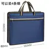 Bolsa Portátil para Documentos, Bolsa con Cremallera, Maletín, Bolsa de Información, Bolsa de Tela Oxford para Negocios de Hombre, Diseño Gratuito de Logo