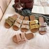 Sandalias Birkenstock Retro Populares Blancas de Suela Gruesa para Mujer 2025 Nuevo Verano para Exterior Sandalias Francesas de Plataforma Alta