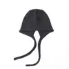 100% Cachemir Puro Otoño e Invierno Nuevo para Mujer Elegante Color Sólido Tejido Cálido Moda Cordón Casual Gorro
