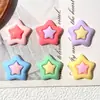 Estrela Colorida Brilhante de Cinco Pontas em Camadas Duplas Acessórios de Resina DIY Acessórios de Cabelo Feitos à Mão Materiais para Fivela de Sapato Adesivos para Capa de Celular Copo d'Água
