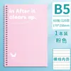 Cuaderno de Espiral Colorido B5 Engrosado Simple de Alto Valor Diario Estudiante Examen de Admisión de Posgrado Bloc de Notas Rayado Cuaderno Cuaderno