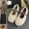Sapatos baixos de outono, estilo Mary Jane com bico raso, nova coleção 2026, sapatos femininos modernos e versáteis com uma única tira