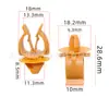 Clip de Soporte de Varilla para Capó Adecuado para Renault Laguna Captur Duster Trophee 7703179096