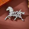 Broche Caballo Zodiaco Chino 2026 con Acabado de Alta Gama, Moderno Broche de Caballo 3D