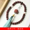 Zâmbia sândalo vermelho lobular DIY pulseira cor ling especificações 0,8 x 108 contas de rosário para homens e mulheres atacado de fábrica