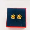 Fornecimento ao vivo cobre banhado a ouro moda Coringa laço rosa gancho reto fresco uma variedade de brincos joias brincos atacado