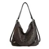 Mochila Estampada de Leopardo de Alto Valor Outono 2026 Nova Elegante Simples Bolsa de Ombro Bolsa Chique para o Dia a Dia Bolsa Tote Transversal