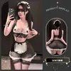 Chao Mu Encaje Bordado qqny Divertido Coqueto Uniforme de Sirvienta Coqueto Interés Sexual Lencería Puro Deseo Tentación Sexy Conjunto