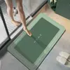 Tapete de Chão Moderno Minimalista de Terra de Diatomáceas para Banheiro Lavabo Entrada Absorvente de Água Antiderrapante Secagem Rápida Tapete para Banheiro Chuveiro Tapete para Pés