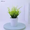 Maceta cónica pequeña para venta al por mayor, melocotón, naranja, plástico, planta acuática, arreglo floral, flor artificial, flor de seda, flor de mariposa, juego de Camelia