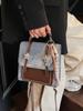Mochila Satchel de Estilo Preppy Moderna y Sencilla para Mujer 2025 Nuevo Estilo Casual Versátil Ropa de Trabajo Clase Mochila Pequeña