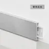 Rodapé de Aço Inoxidável 6cm 8cm Ultrafino Minimalista Rodapé Metal Liga de Alumínio Azulejo Rodapé Tira Decorativa