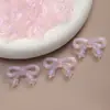Novo laço de amor círculo acrílico efeito sereia acessórios diy fivela de sapato com contas pingente de chave