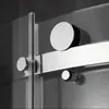 Mampara de Ducha de Hotel Puerta de Cristal Integrada Curva en Forma de Abanico Separación Seca y Húmeda de Baño Puerta Corredera de Ducha Personalización