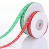 Cinta Decorativa Transfronteriza para Árbol de Navidad con Letras, Accesorios Textiles, Lazo de Cinta para Árbol de Navidad Hecho a Mano DIY