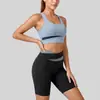 Traje Deportivo Casual Juyitang con Bloques de Color Transpirable para Fitness Traje de Yoga Nude de Alta Elasticidad para Mujer