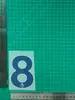 24-25 Premier League Azul (23cm) Paquete para Adulto Coleccionado A Número de Jersey Estampado de Letras Número Pasta de Transferencia de Calor