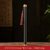 Tubo de Incienso Lacado de Sándalo Morado, Portainciensos Estilo Chino, Artesanía de Tubo de Incienso de Palo de Rosa Africano