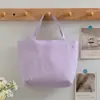 Nova Bolsa Tote Listrada de Comércio Exterior para Mulheres, Bolsa de Compras Grande Capacidade Estilo Preguiçoso, Bolsa de Ombro Retrô de Verão 2025