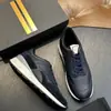 Zeg Zapatos Deportivos Casuales para Hombre de Cuero Genuino con Suela Gruesa para Correr 2025 Nuevos con Punta Redonda, Diseño de Retazos, Malla Transpirable en Contraste